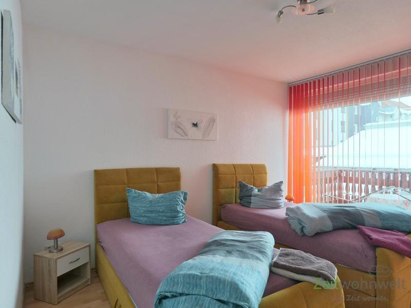 Blick ins große Schlafzimmer