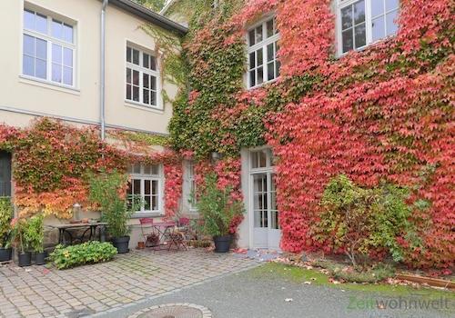 Terrasse im Herbst