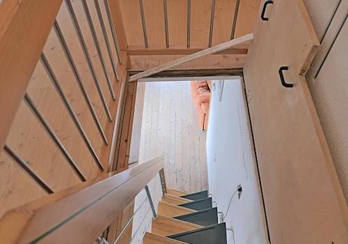 Raumspartreppe von oben