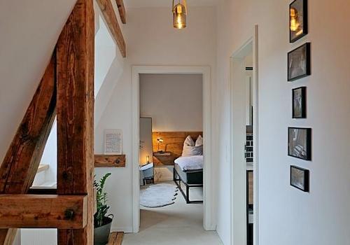 Blick zum Schlafzimmer