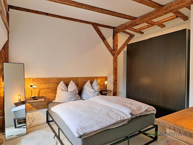 Blick ins Schlafzimmer