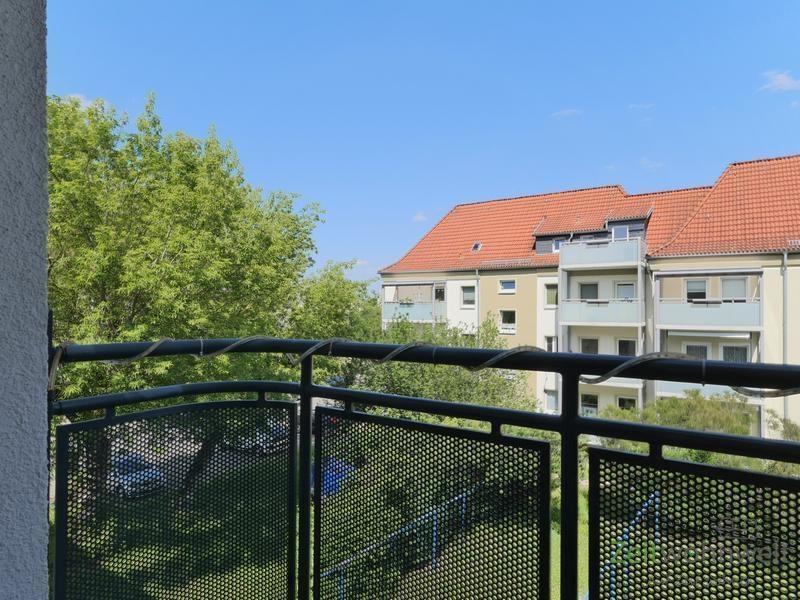 Blick vom Balkon