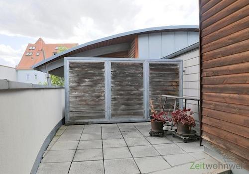 Blick auf die Dachterrasse