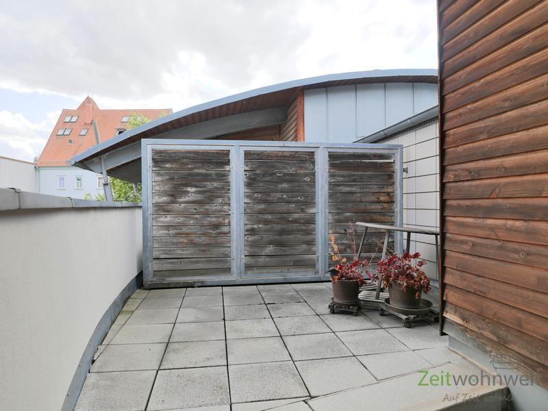 Blick auf die Dachterrasse