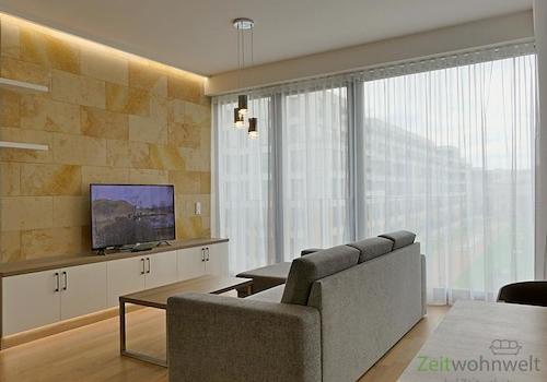 Wohncouch und TV
