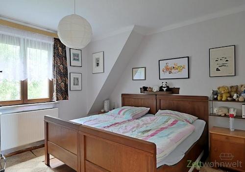 Blick ins große Schlafzimmer