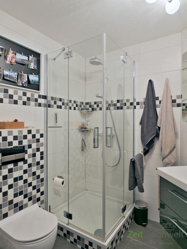 Blick zur Dusche
