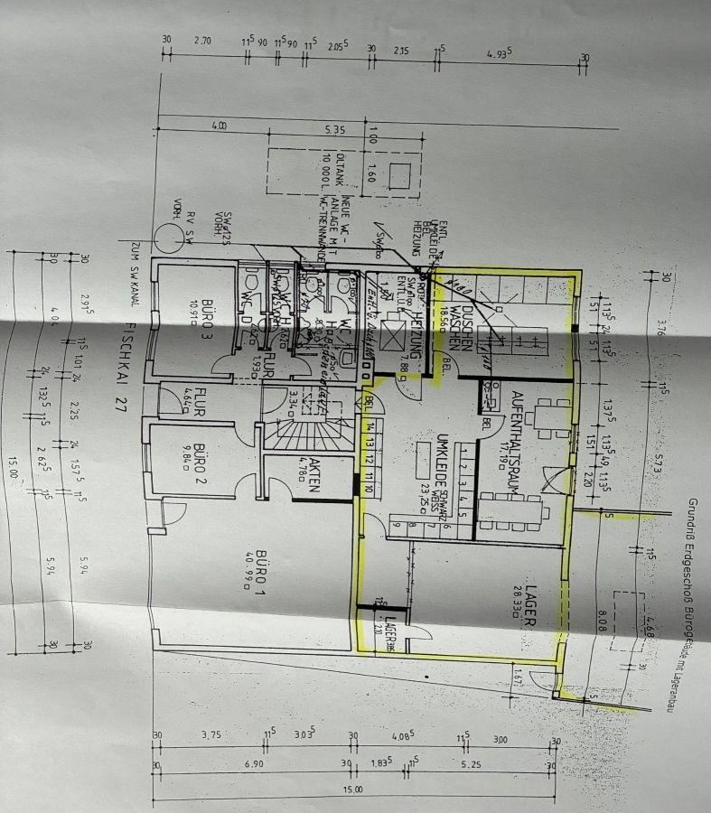 Grundriss Anbau