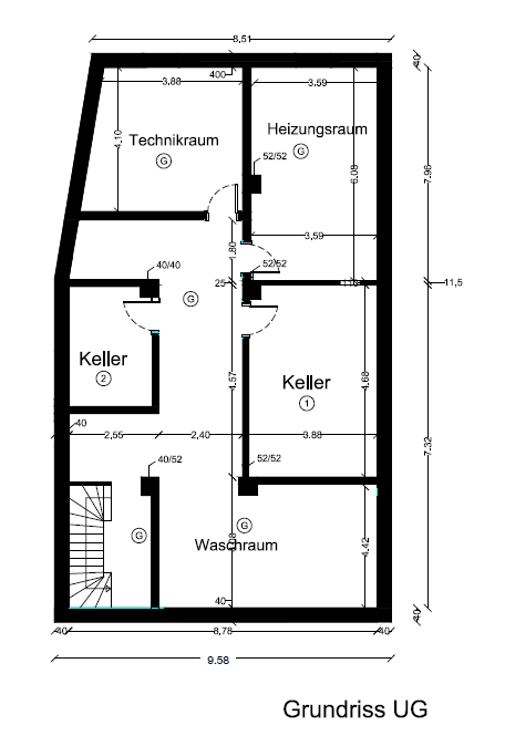 UG Grundriss