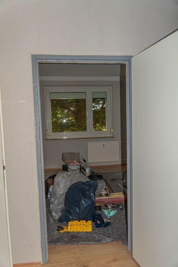 Schlafzimmer von der Stube aus.