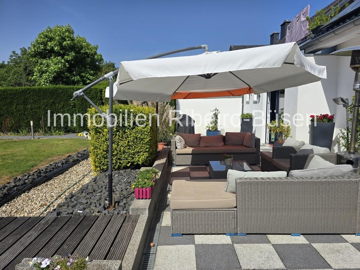Die sonnige Terrasse