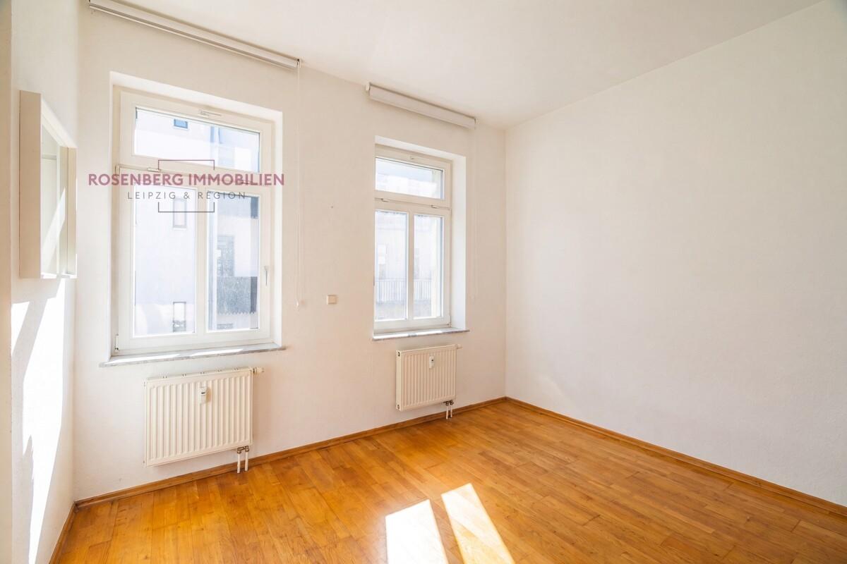 Immobilie zu verkaufen in Leipzig_2-Raumwohnung _Rosenberg Immobilien Leipzig _Schlafzimmer