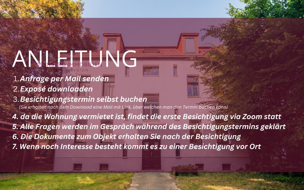 Immobilie zu verkaufen in Leipzig_2-Raumwohnung _Rosenberg Immobilien Leipzig _Anleitung