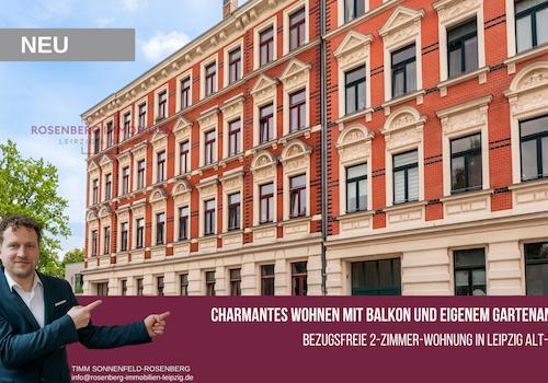 Immobilie in Leipzig zu verkaufen _ 2 Raumwohnung _ Rosenberg Immobilien _ Titelbild