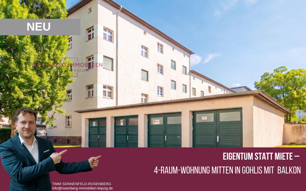 HausAnsicht Eigentumswohnung in Leipzig Gohlis zu verkaufen - Immobilienmakler Leipzig