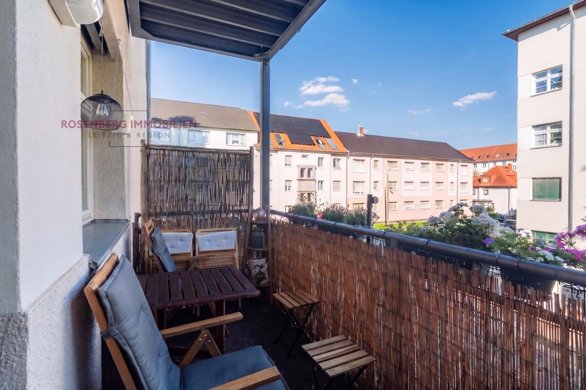 Immobilie in Leipzig zu verkaufen_4 Raumwohnung_Rosenberg Immobilien Leipzig_Balkon