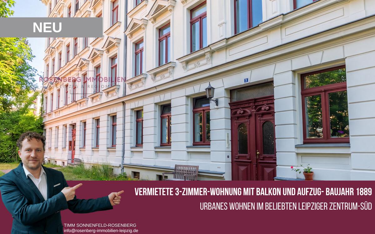 Immobilie verkaufen in Leipzig_ 3-Raumwohnung_Rosenberg Immobilien Leipzig_Titelbild