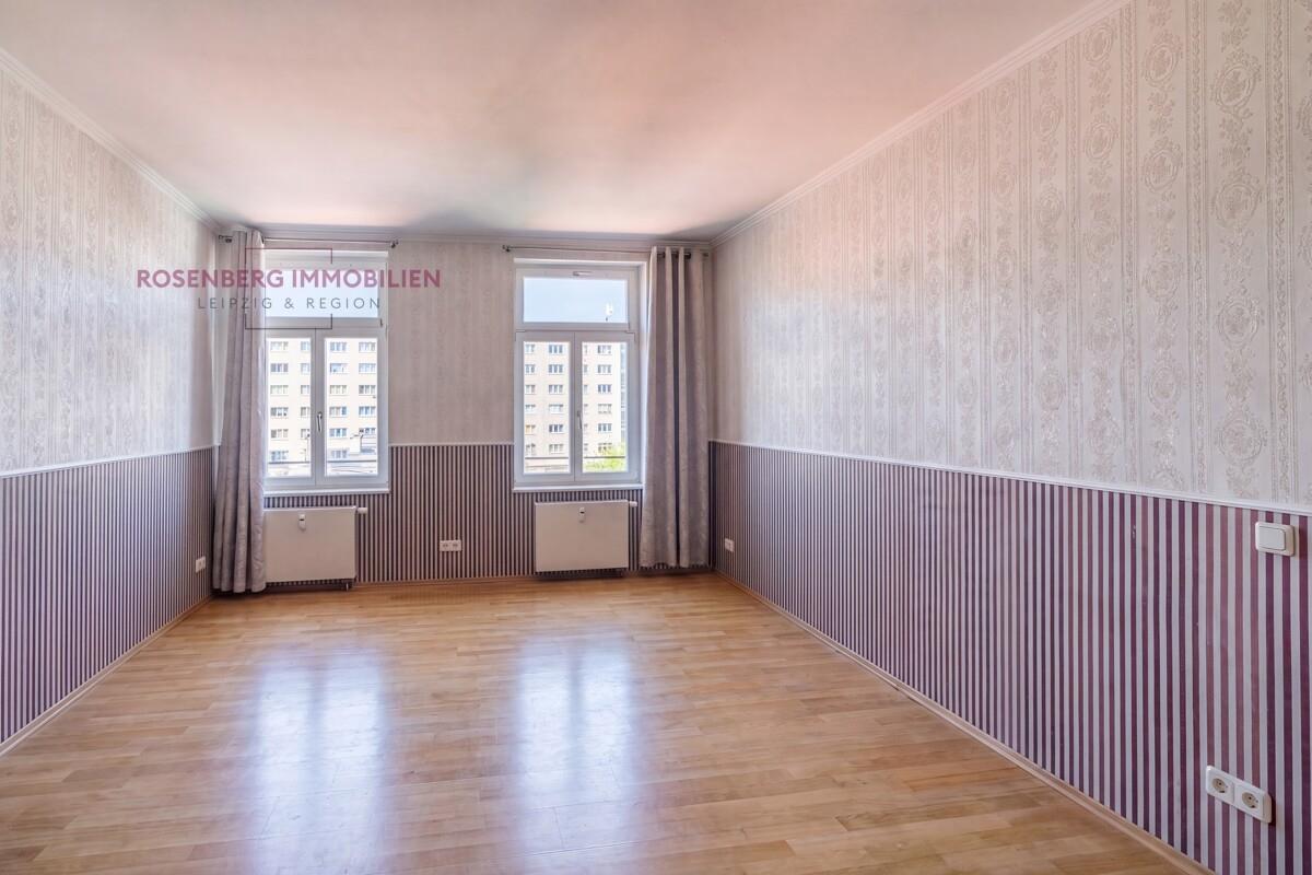 Immobilie verkaufen in Leipzig_ 3-Raumwohnung_Rosenberg Immobilien Leipzig_Wohnzimmer