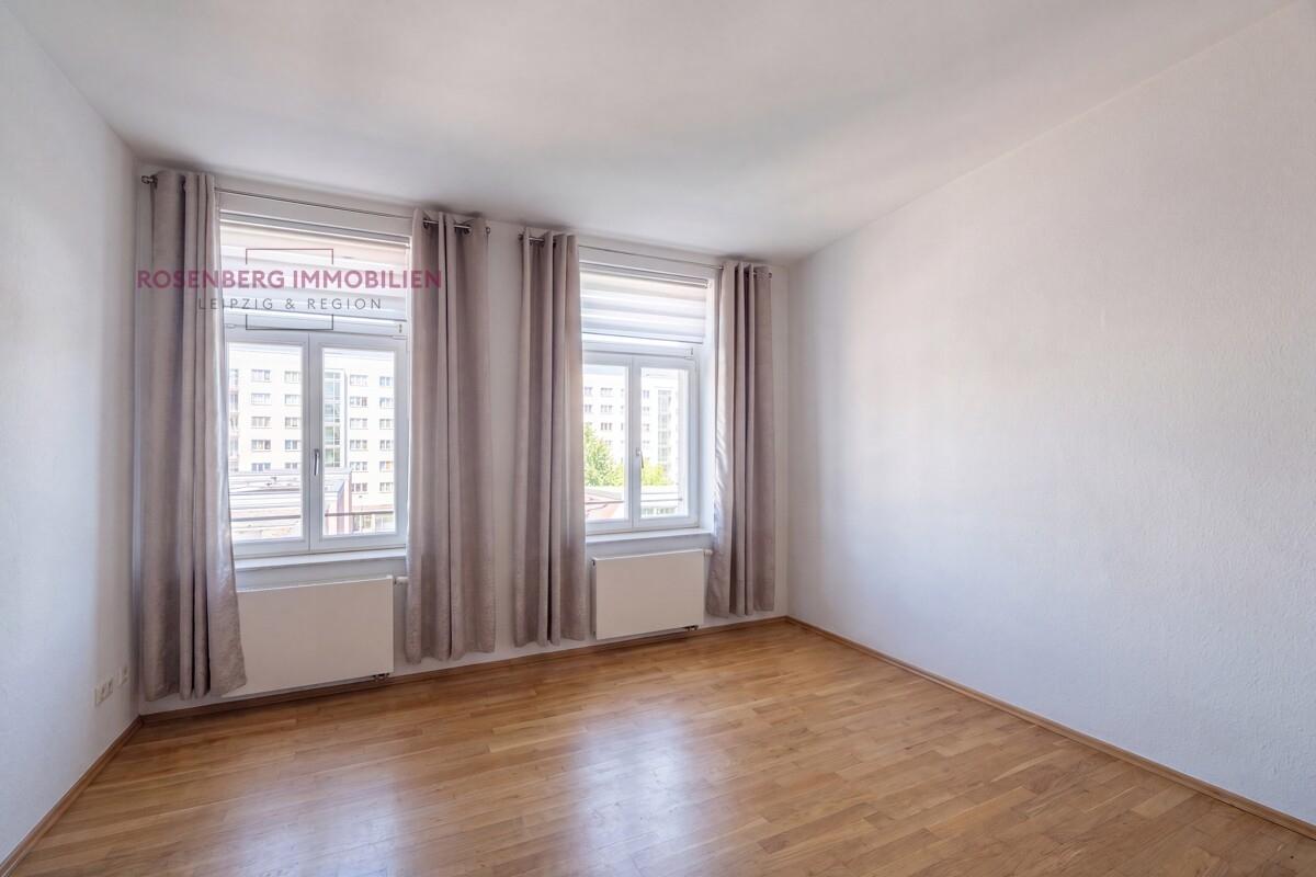 Immobilie verkaufen in Leipzig_ 3-Raumwohnung_Rosenberg Immobilien Leipzig_Schlafzimmer