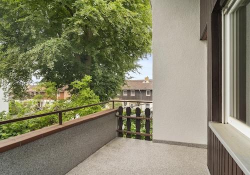 Sonniger Balkon