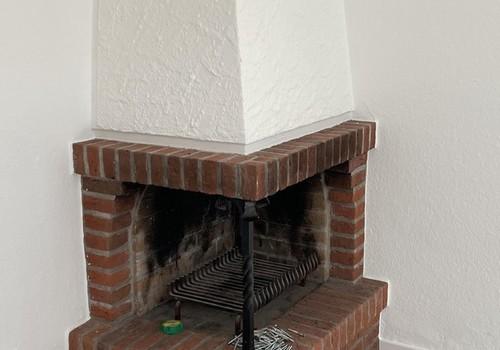 Kamin im Wohnzimmer