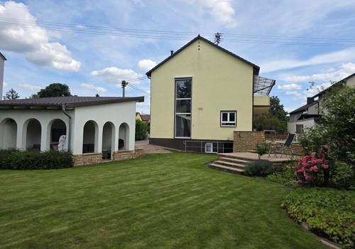 Haus, Garten Ansicht