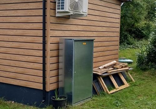 Schrank für die Gasflaschen