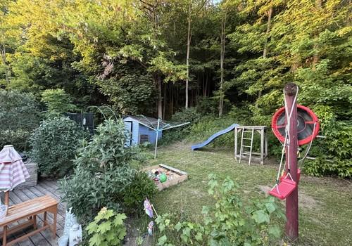 Grünfläche vor der Terrasse
