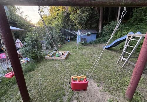 Grünfläche vor der Terrasse