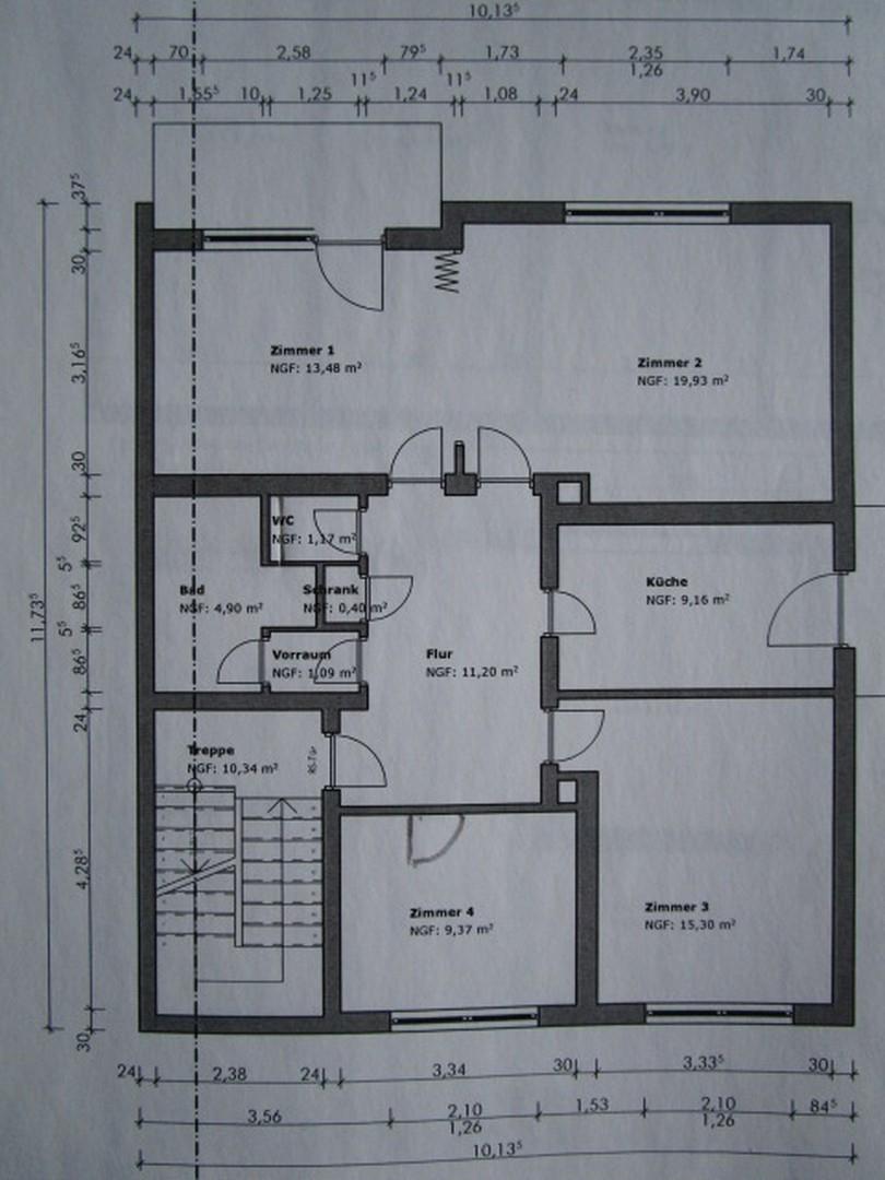 Wohnungsaufteilung