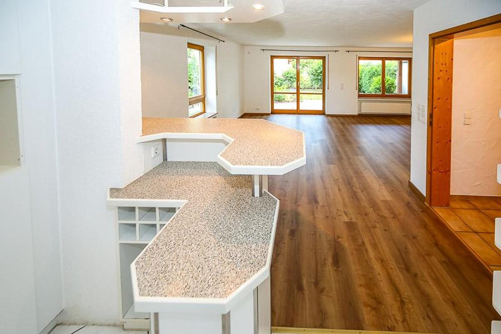 Blick ins Wohnzimmer