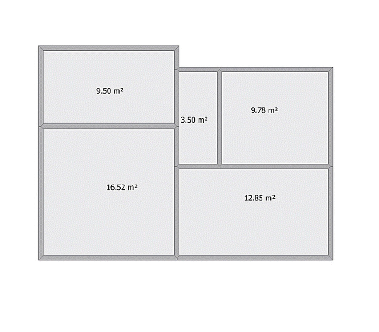 Grundriss Wohnung in EG