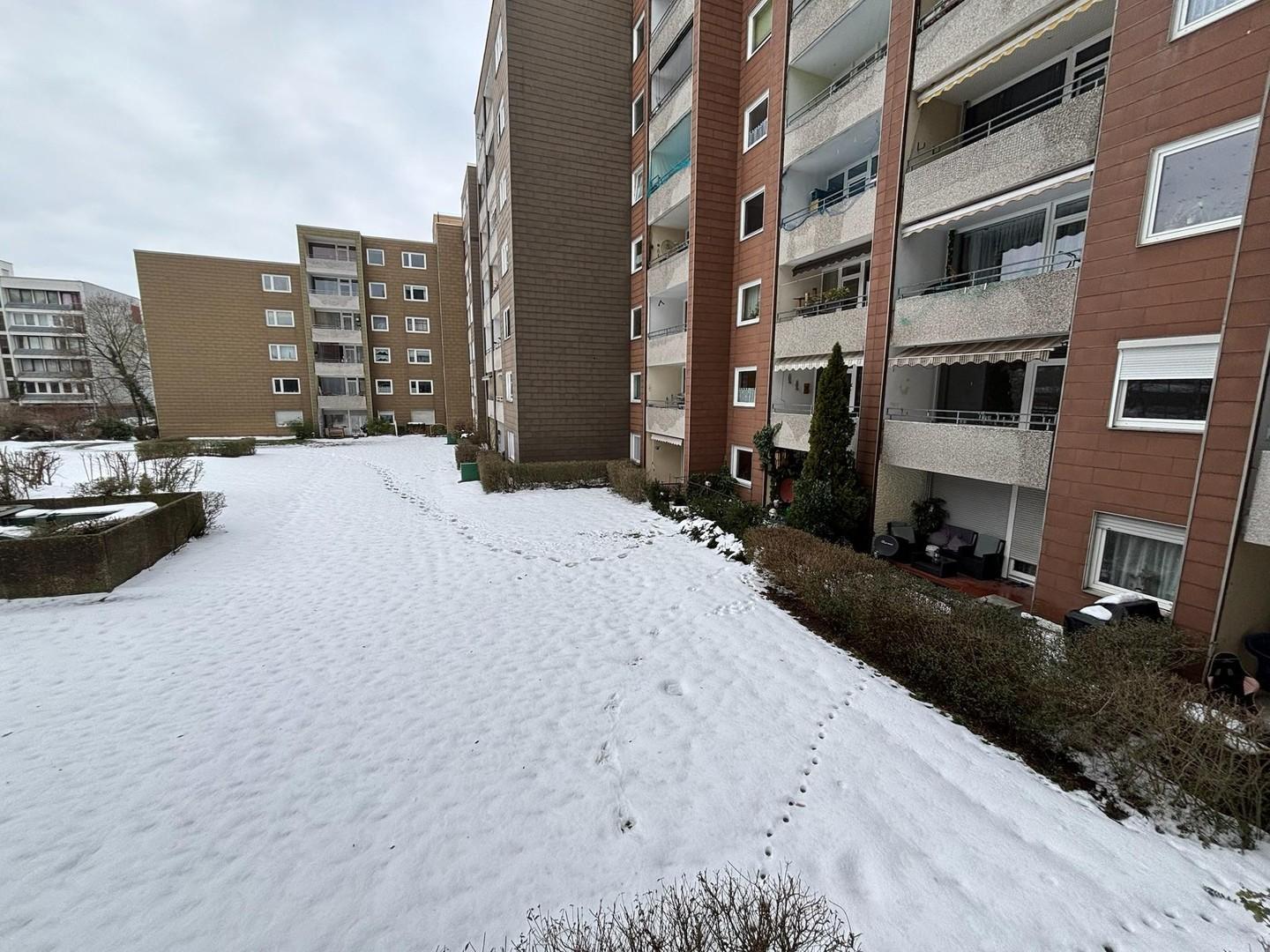 Blick vom Balkon
