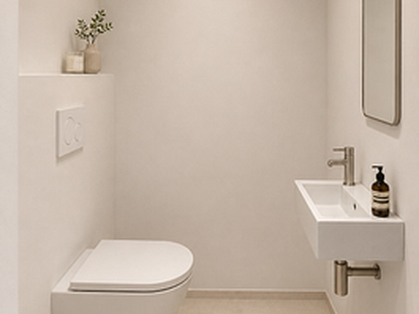 Gäste-WC visualisiert