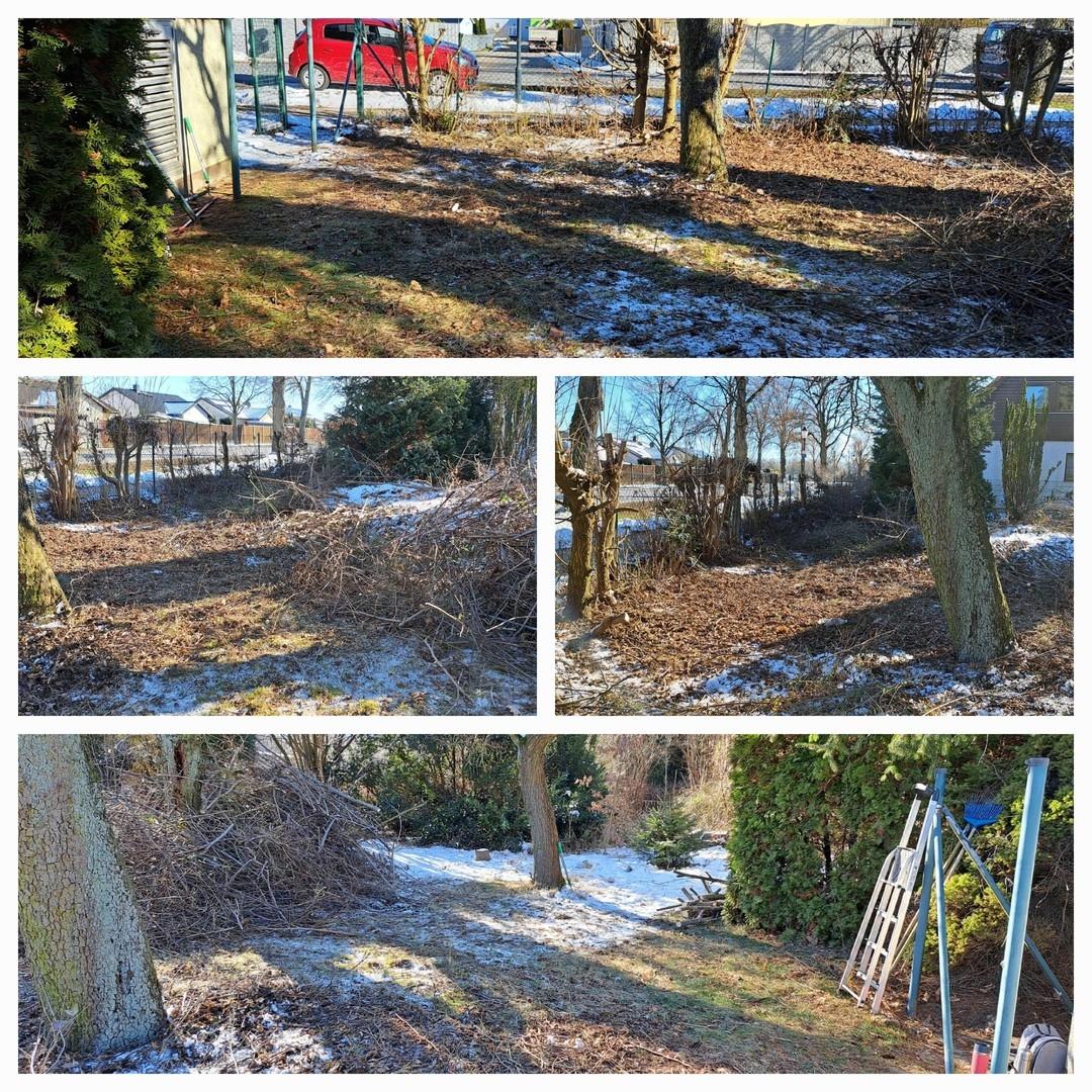 Bereich vorn Blick zur Straße