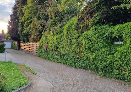 Erschließung über Privatstraße
