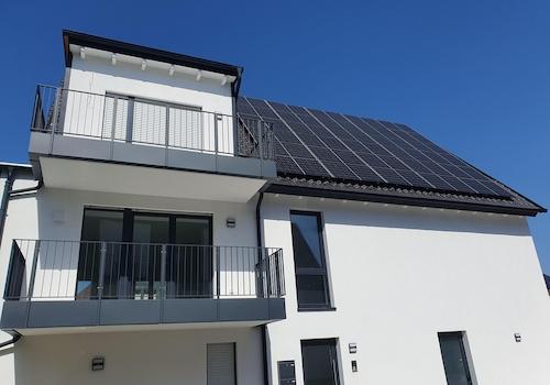 Ansicht mit BK - Photovoltaik