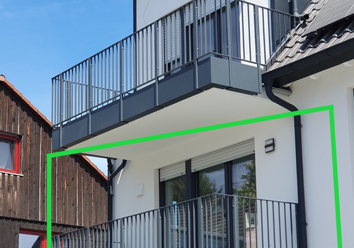 Hausansicht Süd - Hofseite