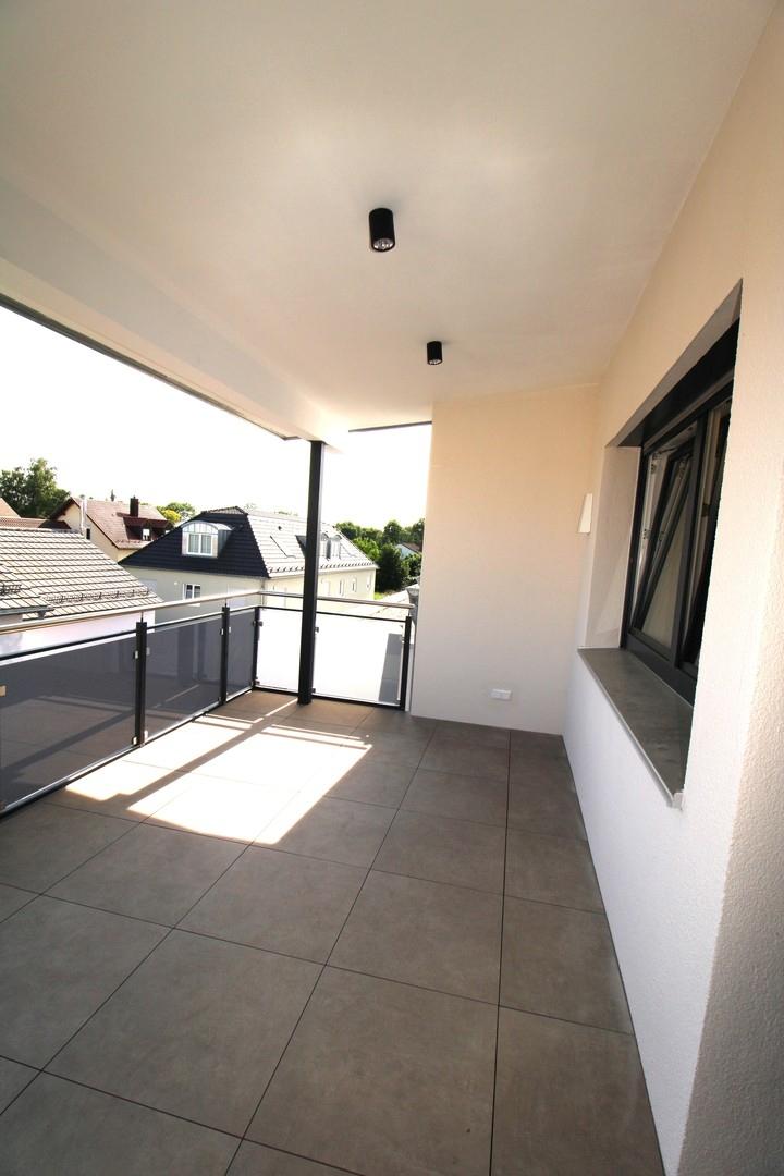 Südbalkon überdacht