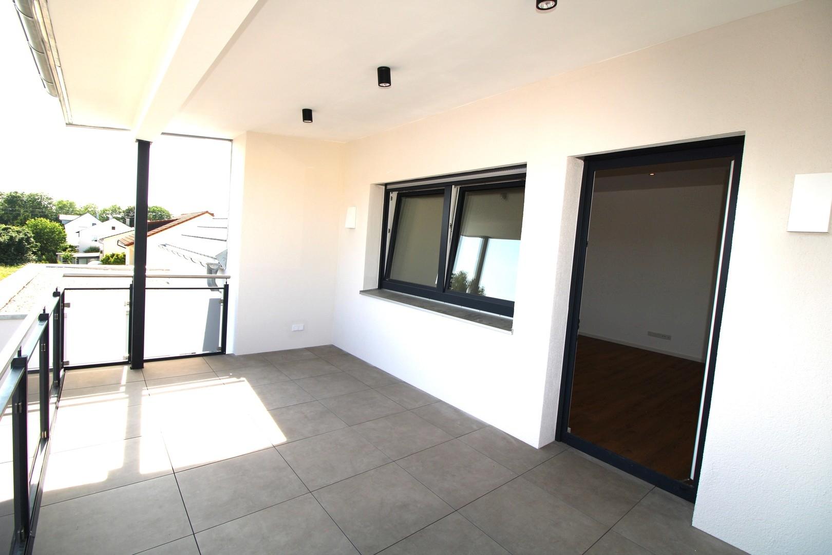 Südbalkon überdacht