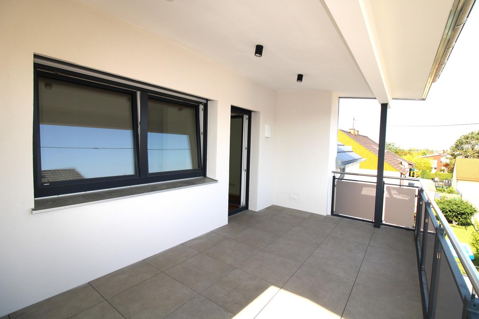 Südbalkon überdacht