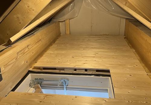 Spitzboden als Abstellraum