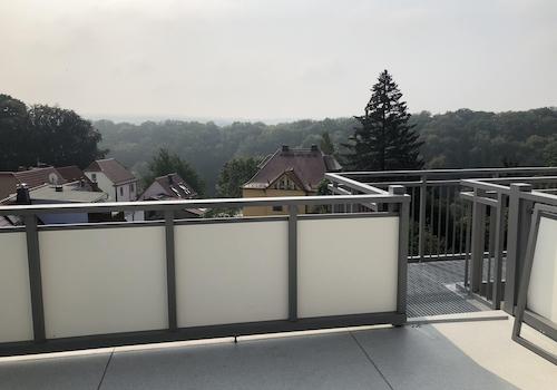 Aussicht vom Balkon