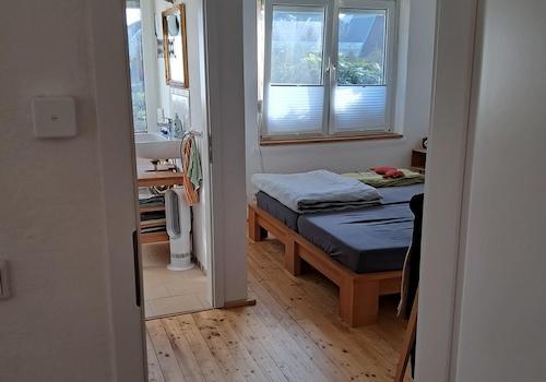 Sicht Schlafzimmer mit Badzuga