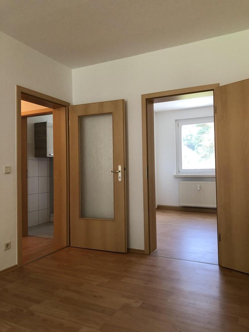 Blick Wz.-/Essz.,Schlafz.,Bad