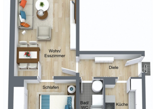 3D-Grundriss