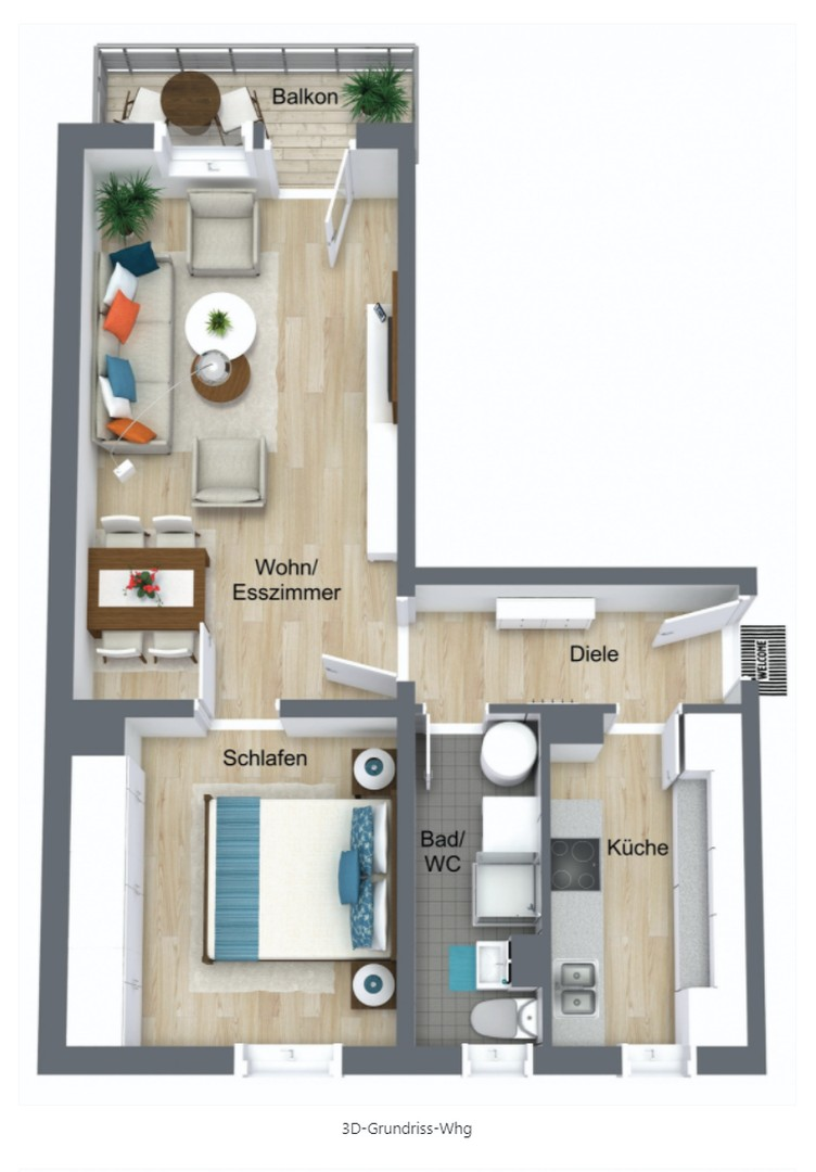 3D-Grundriss