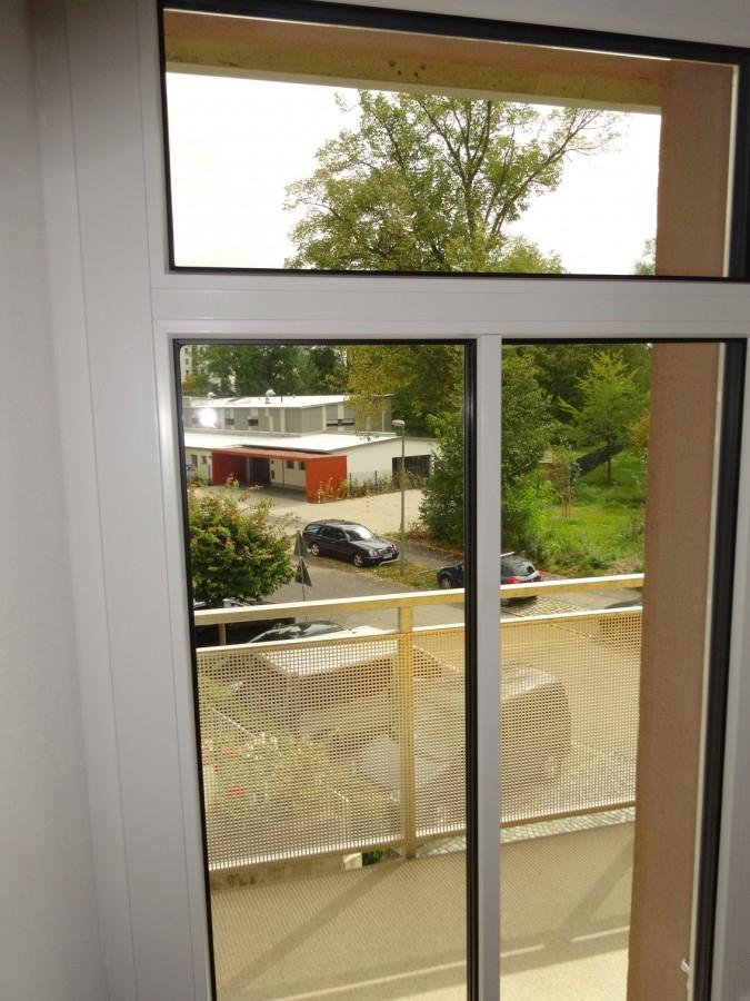 Blick über Balkontür