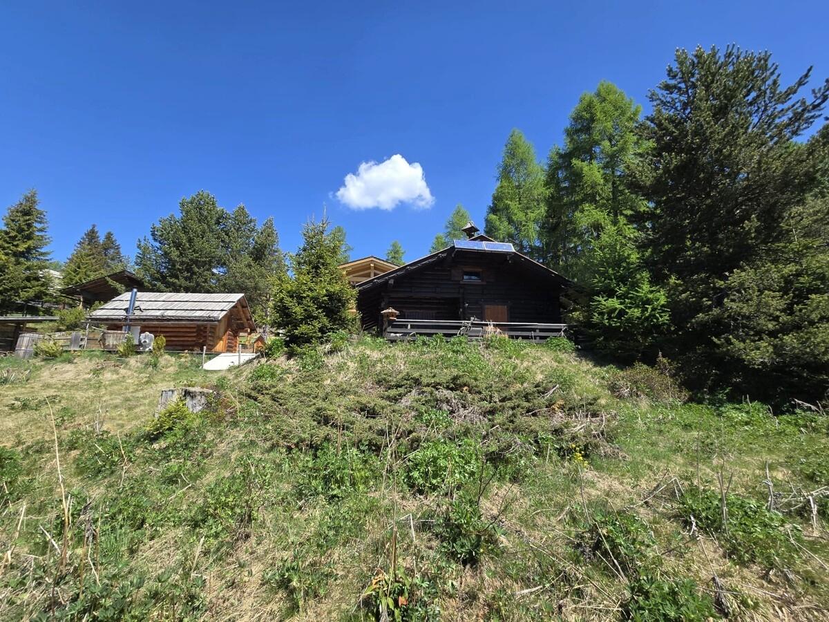 Berghütte und Sauna