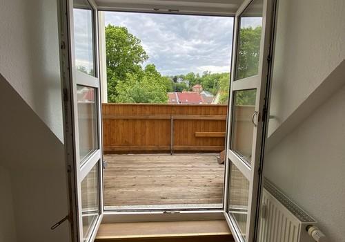 Küche mit Dachterrasse